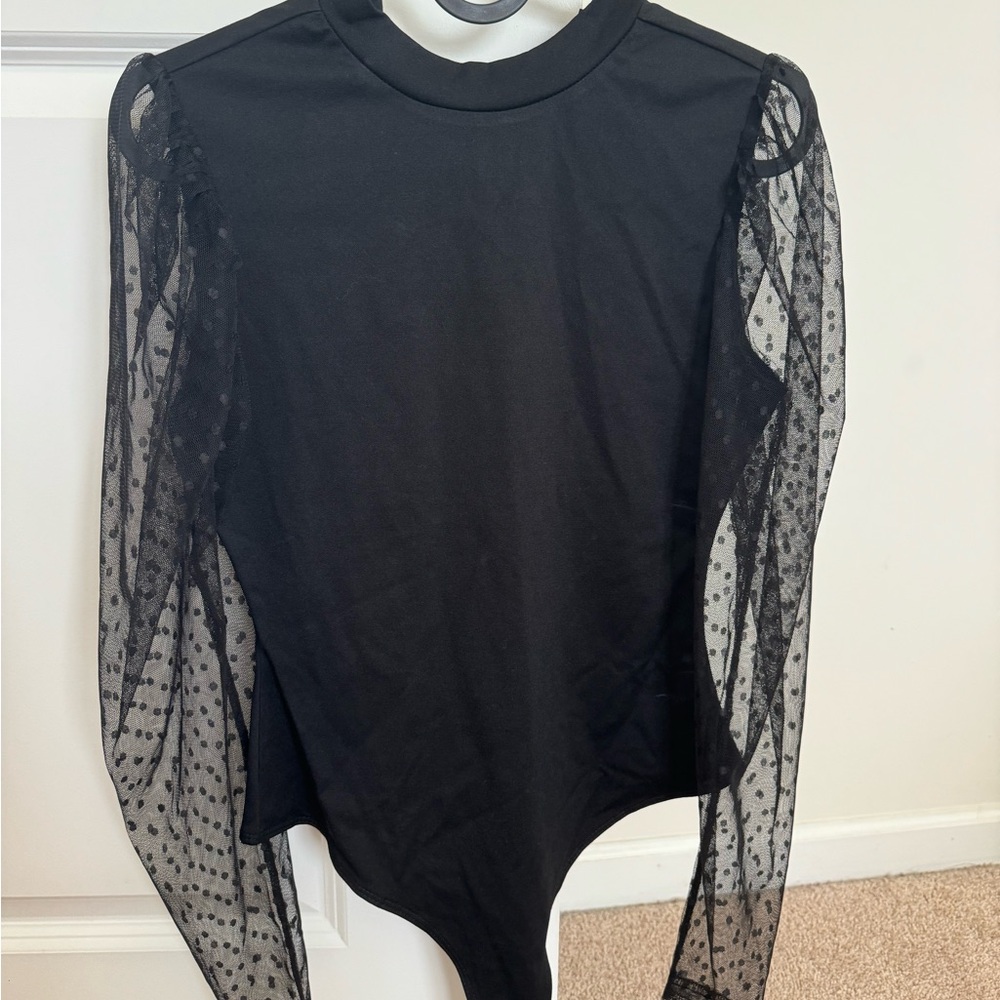 Polka dot bodysuit